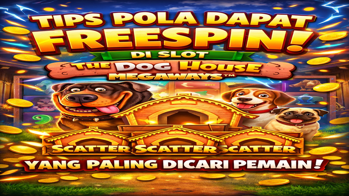 Tips Pola Dapat FreeSpin di Slot The Dog House Megaways yang Paling Dicari Pemain