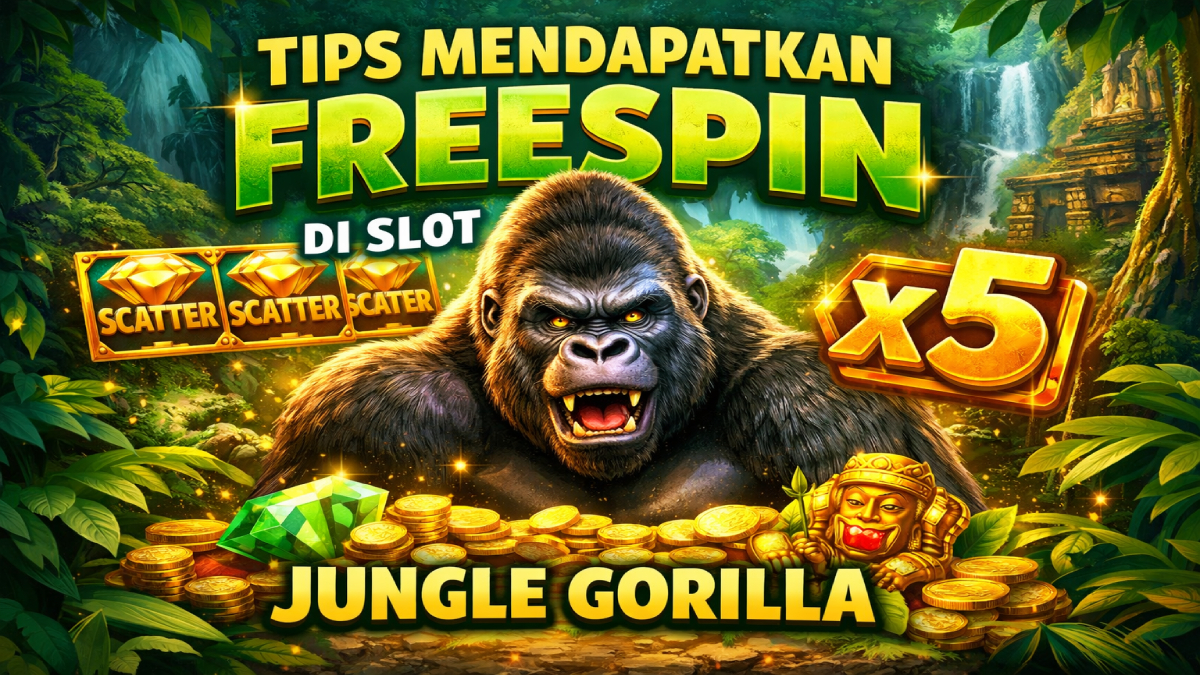 Tips Mendapatkan Freespin di Slot Jungle Gorilla, Simak Strategi Pemain Berpengalaman