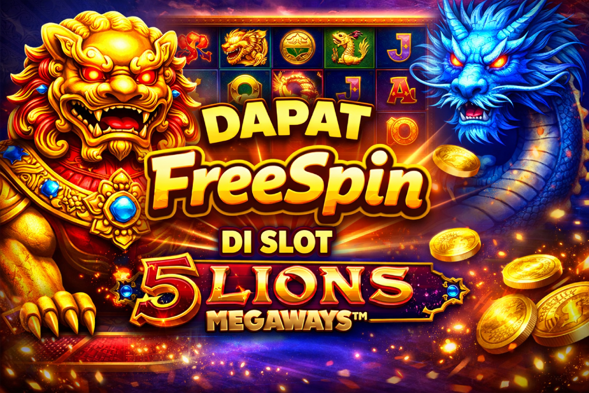 Tips Pola Dapat FreeSpin di Slot 5 Lions Megaways, Strategi yang Banyak Dicari Pemain