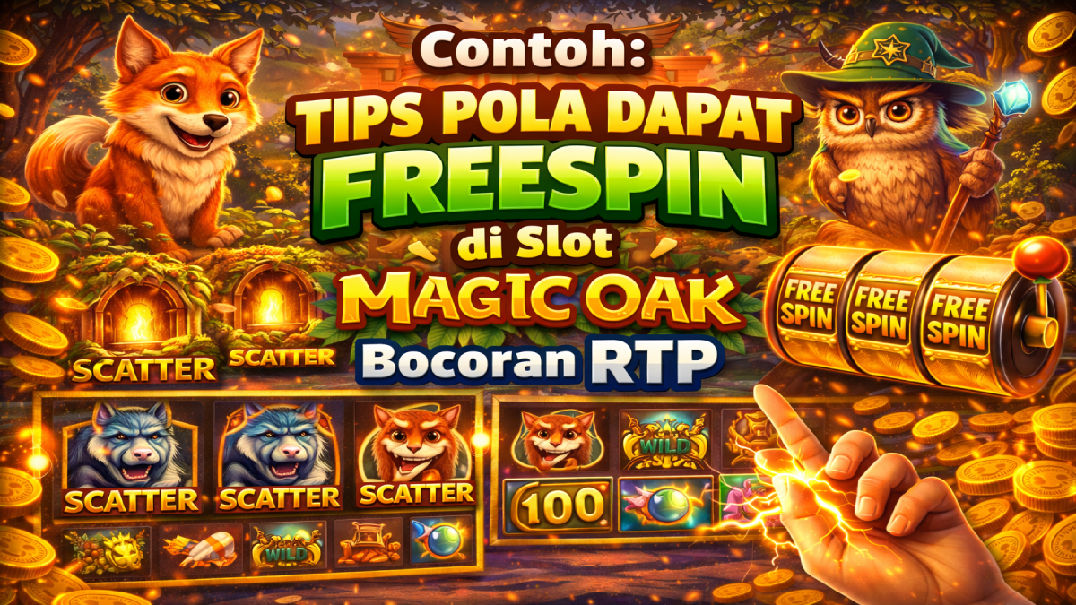 Tips Pola Dapat FreeSpin di Slot Magic Oak, Bocoran RTP Tinggi & Jam Gacor