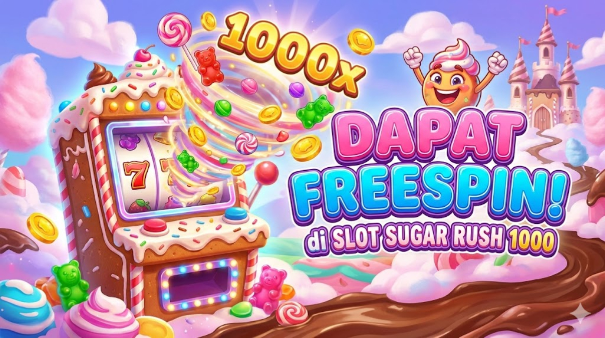 Tips Pola Dapat FreeSpin di Slot Sugar Rush 1000, Pemain Wajib Tahu!