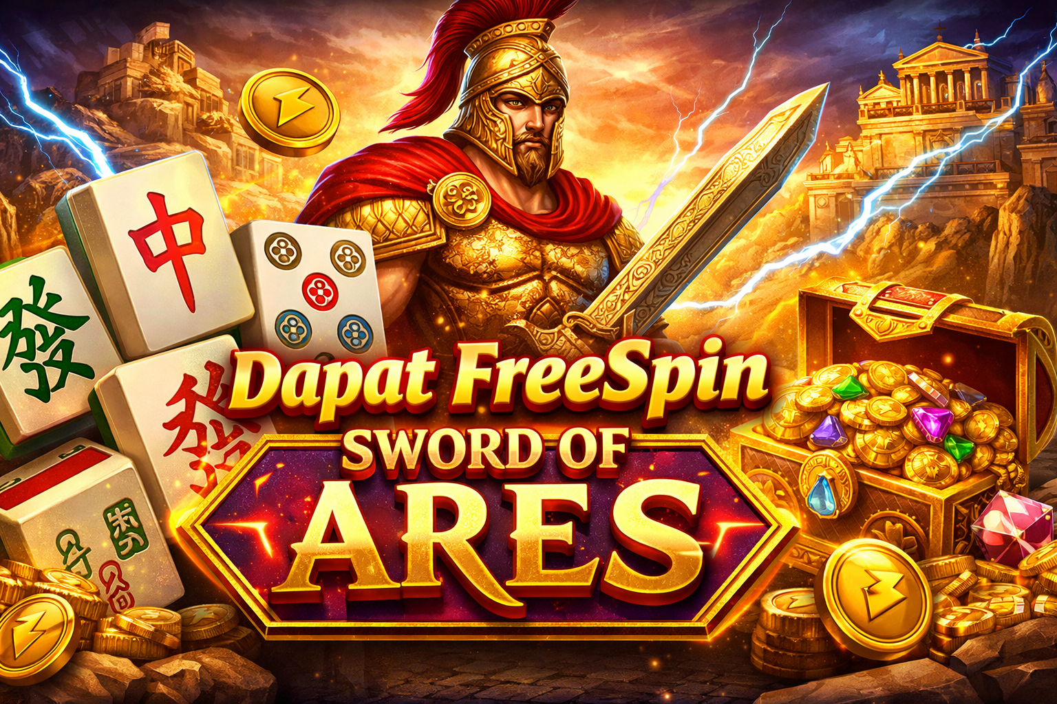 Simbol Scatter dan Wild di Slot Sword Of Ares