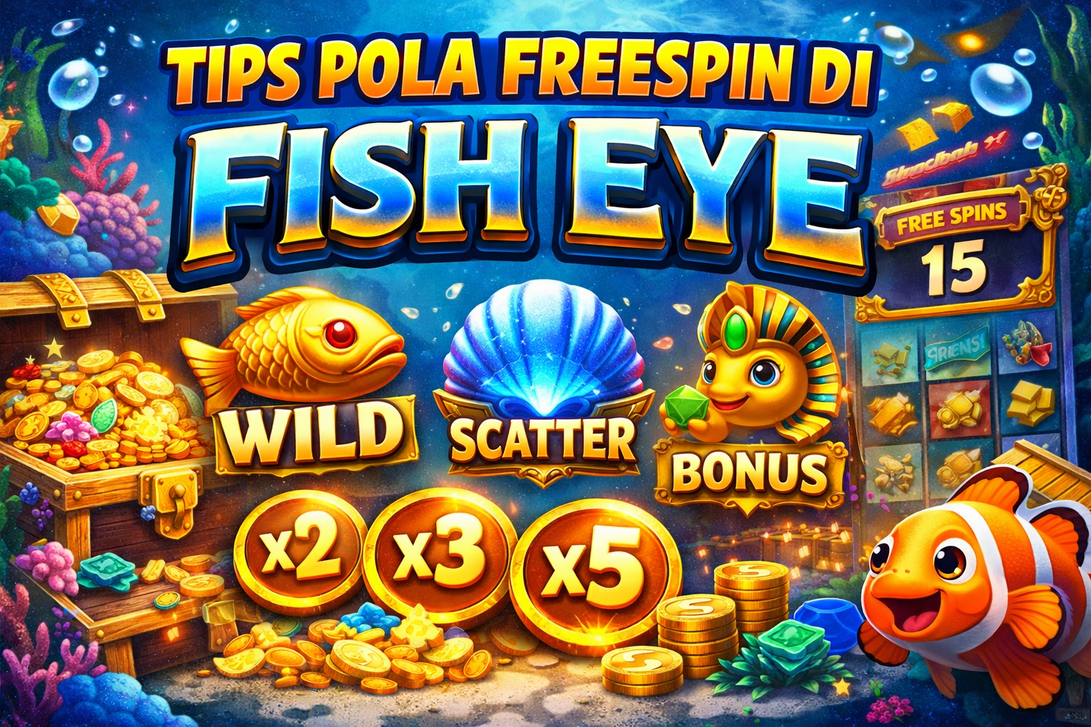 Pengenalan Slot Fish Eye: Dunia Bawah Laut yang Memukau