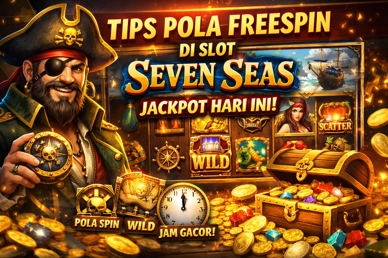 Tips Pola Dapat FreeSpin di Seven Seas Hari Ini, Strategi Efektif Tingkatkan Peluang Menang