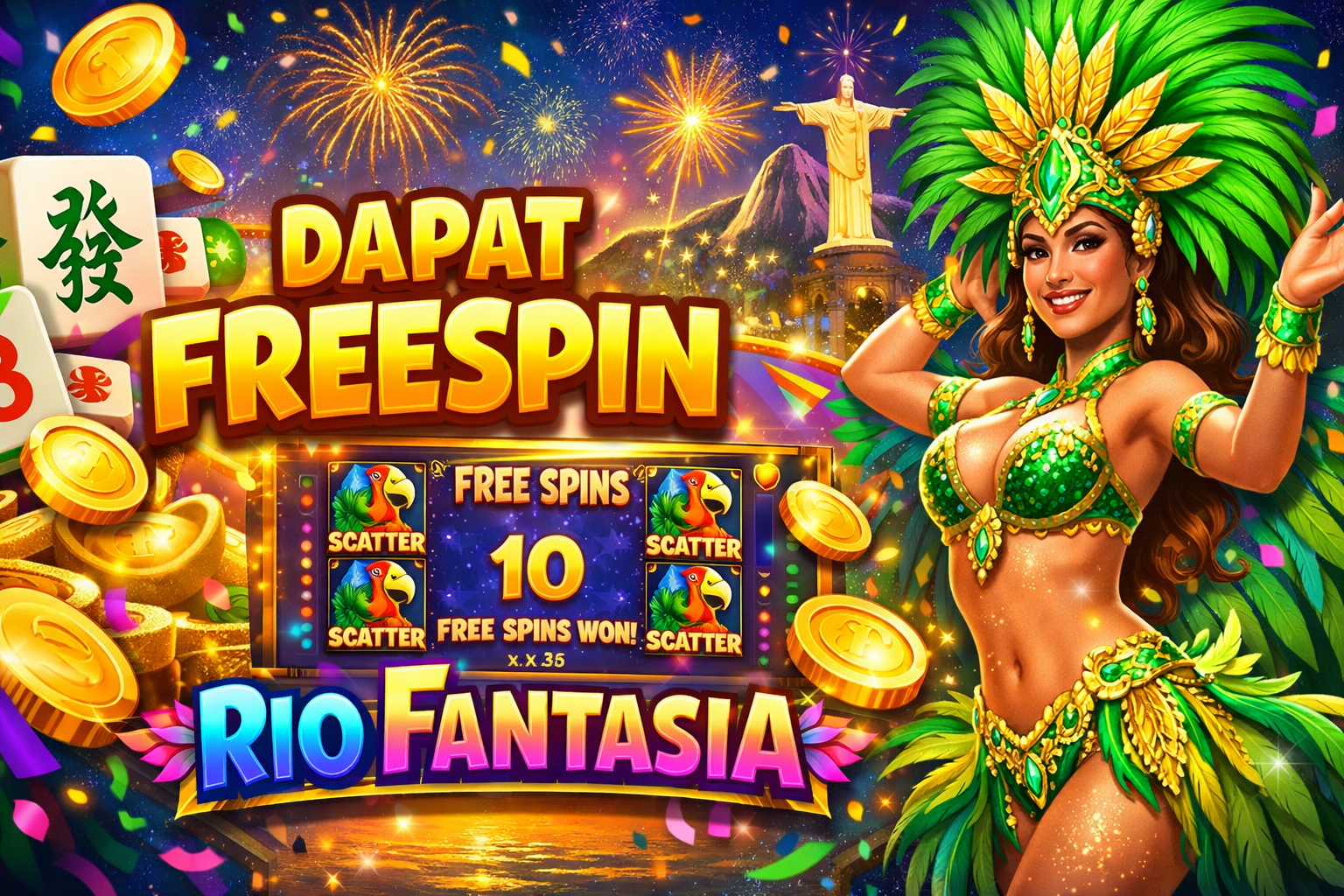 Pola Spin Manual dan Auto Spin Rio Fantasia
