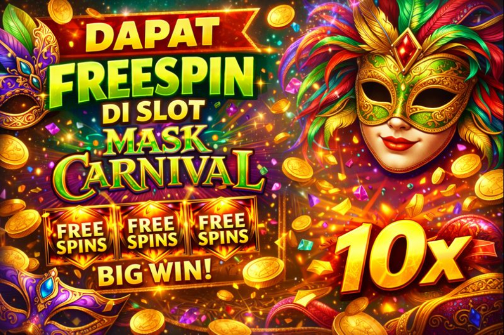 Tips Pola Dapat FreeSpin di Slot Mask Carnival, Ini Strategi yang Banyak Dicoba Pemain