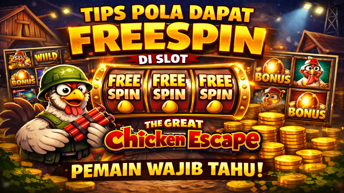 Tips Pola Dapat FreeSpin di Slot The Great Chicken Escape, Pemain Wajib Tahu!