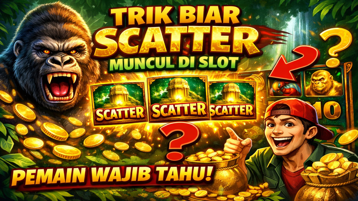 Trik Biar Scatter Muncul di Slot Jungle Gorilla, Pemain Wajib Tahu!