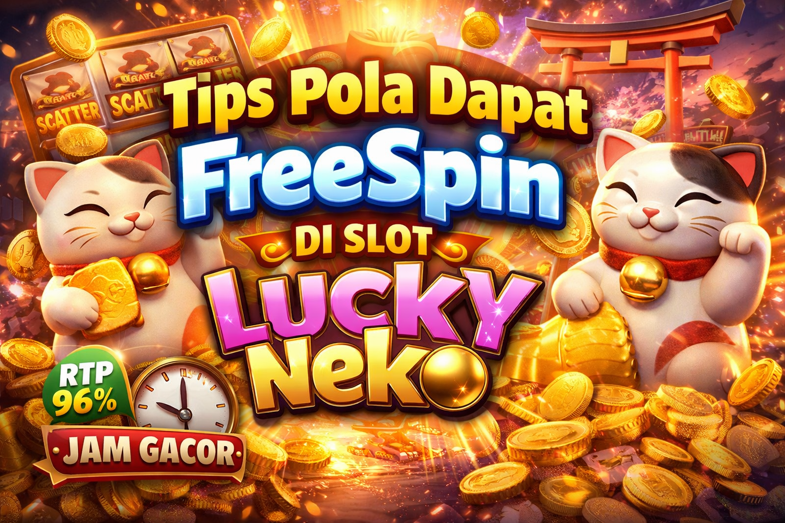 Tips Pola Dapat FreeSpin di Slot Lucky Neko Hari Ini, Strategi Main Gacor Berdasarkan RTP Terbaru
