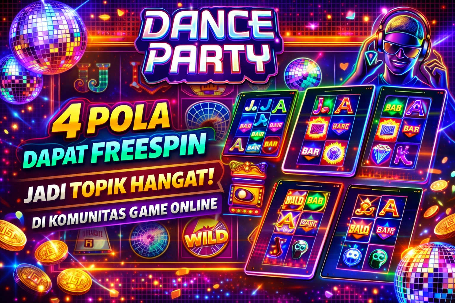 4 Pola Dapat FreeSpin di Dance Party yang Jadi Topik Hangat di Komunitas Game Online