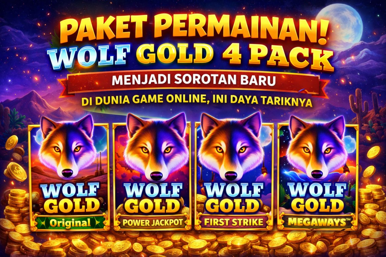 Wolf Gold 4 Pack Menjadi Sorotan Baru di Dunia Game Online, Ini Daya Tariknya
