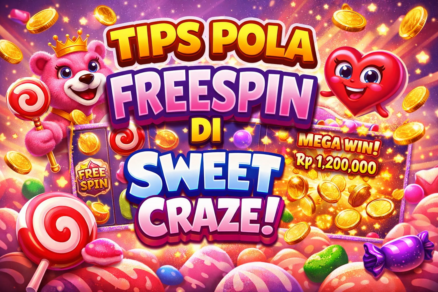 Tips FreeSpin dan Mudah di Slot Sweet Craze: Panduan Lengkap untuk Menang Besar