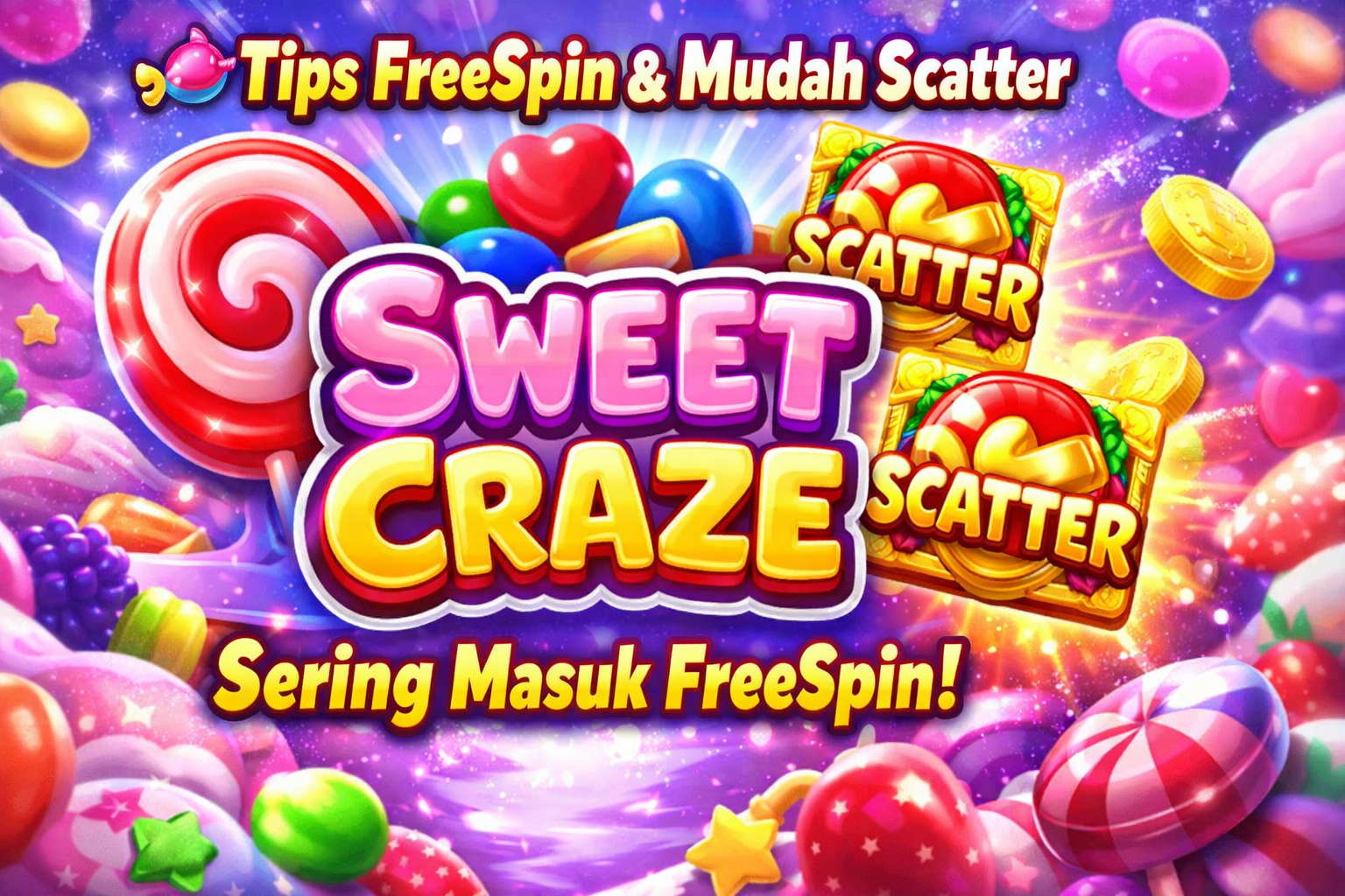 Tips FreeSpin dan Mudah Scatter Sweet Craze