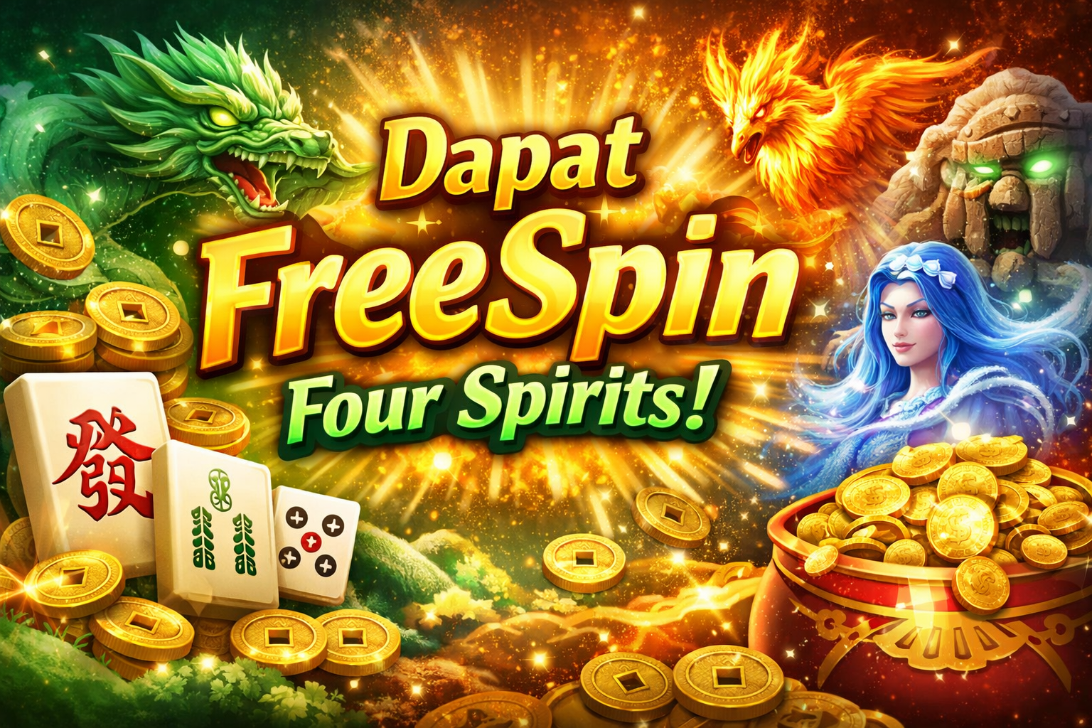 Tips Pola Dapat FreeSpin di Slot Four Spirits Hari Ini, Banyak Pemain Auto Klaim Bonus