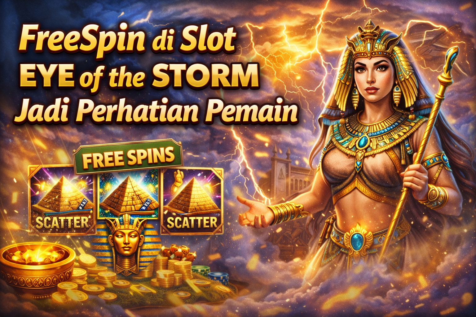 5 Tips Pola Dapat FreeSpin di Slot Eye of the Storm Jadi Perhatian Pemain