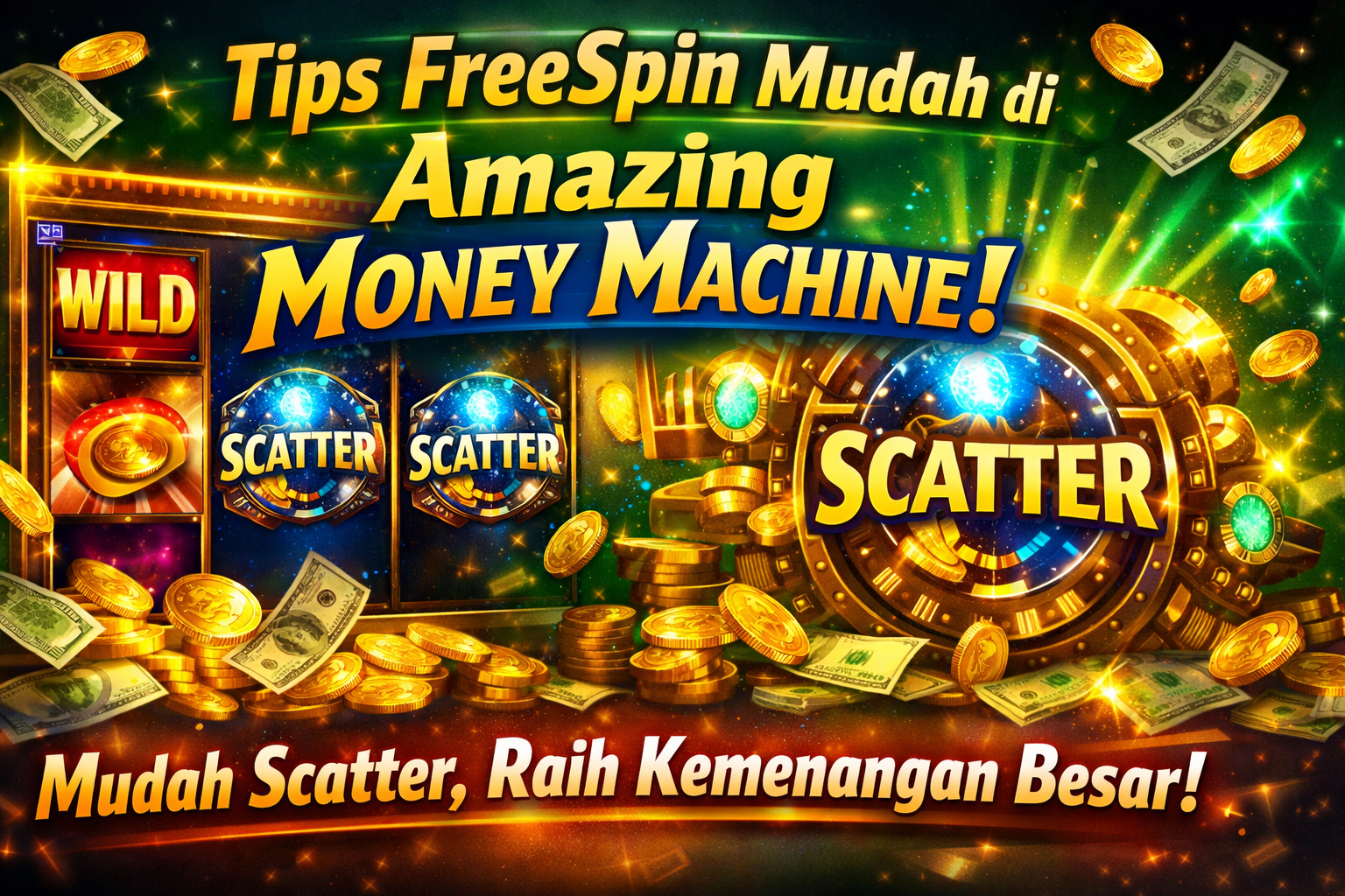 Tips FreeSpin dan Cara Mendapatkan Scatter dengan Mudah di Amazing Money Machine
