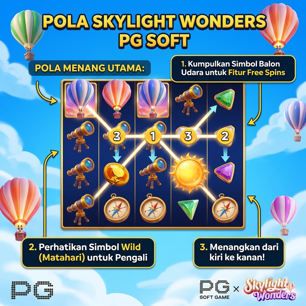 Strategi Pola Skylight Wonders PG Soft: Panduan Maxwin Terlengkap