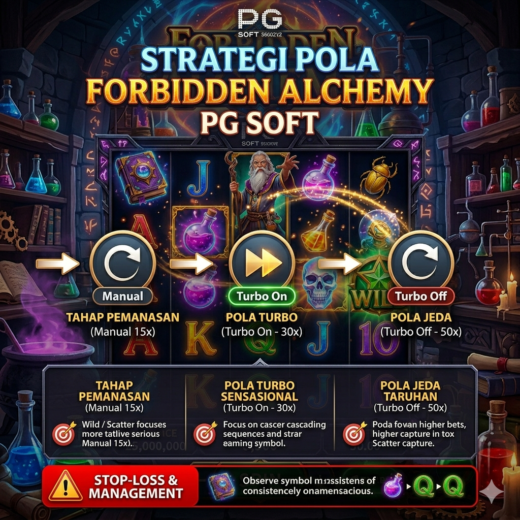 Menguak Rahasia Pola Forbidden Alchemy PG Soft: Strategi Logis Raih Kemenangan