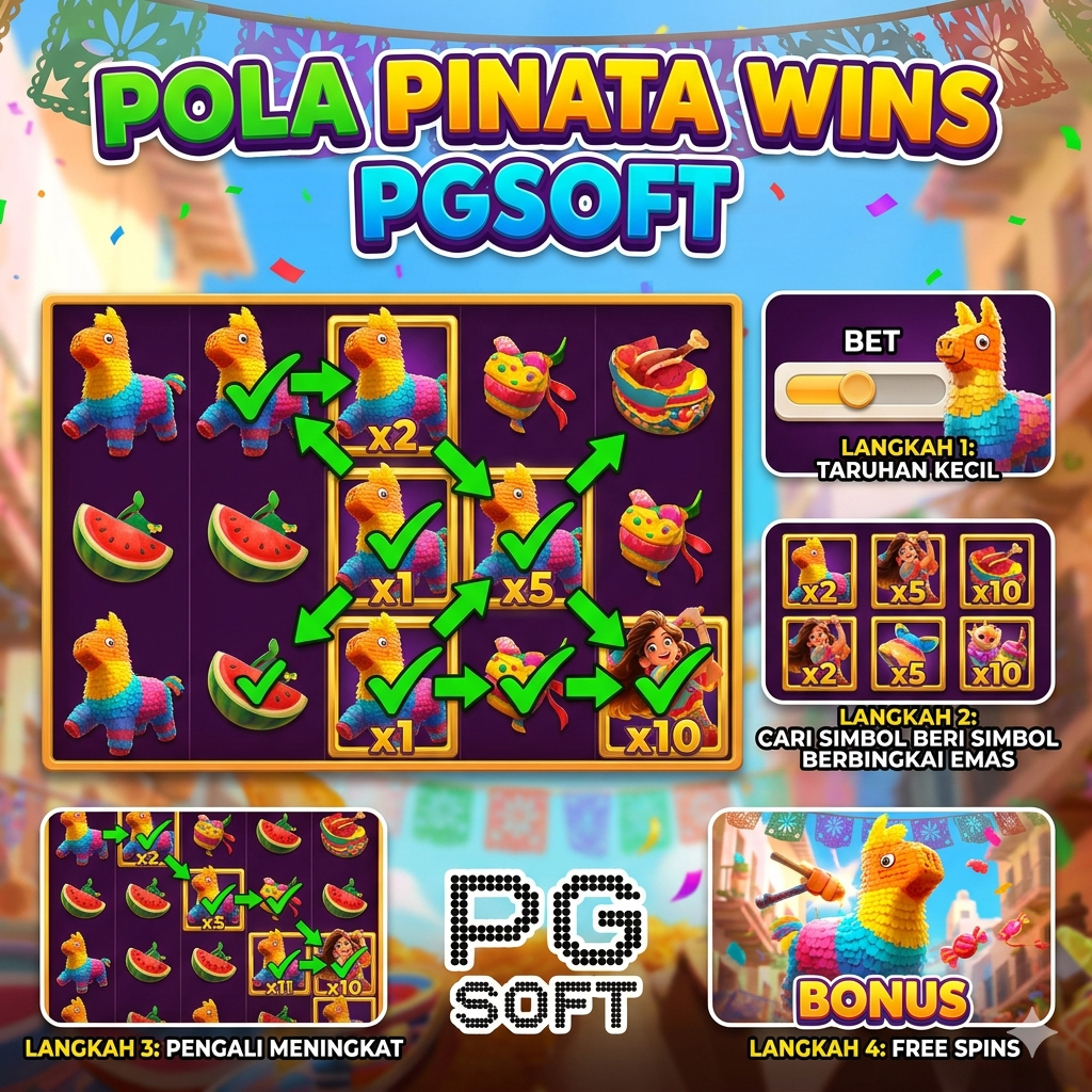 Strategi Pola Pinata Wins PG Soft: Cara Kerja & Trik Menang