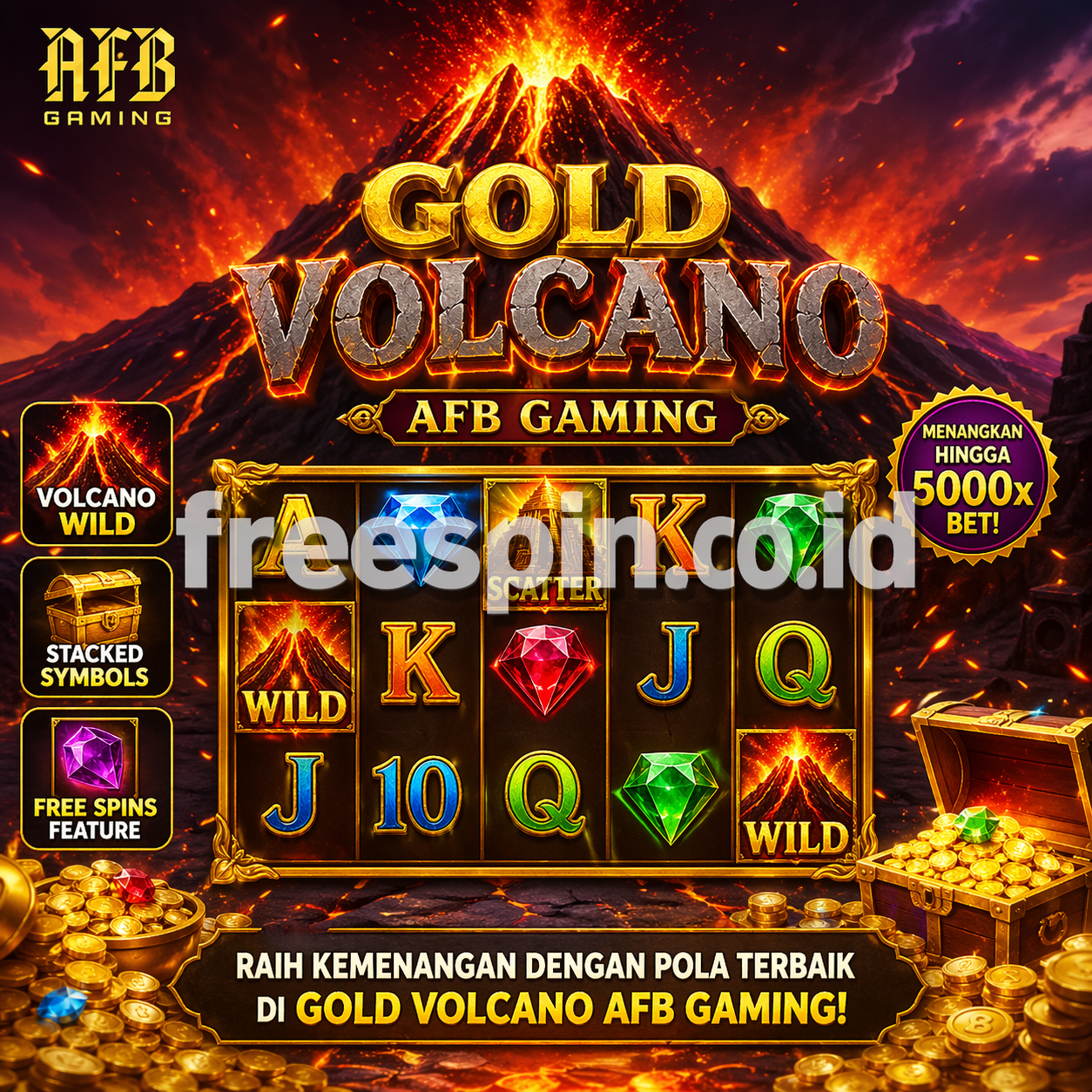 Pola Gold Volcano AFB Gaming yang Banyak Dicari