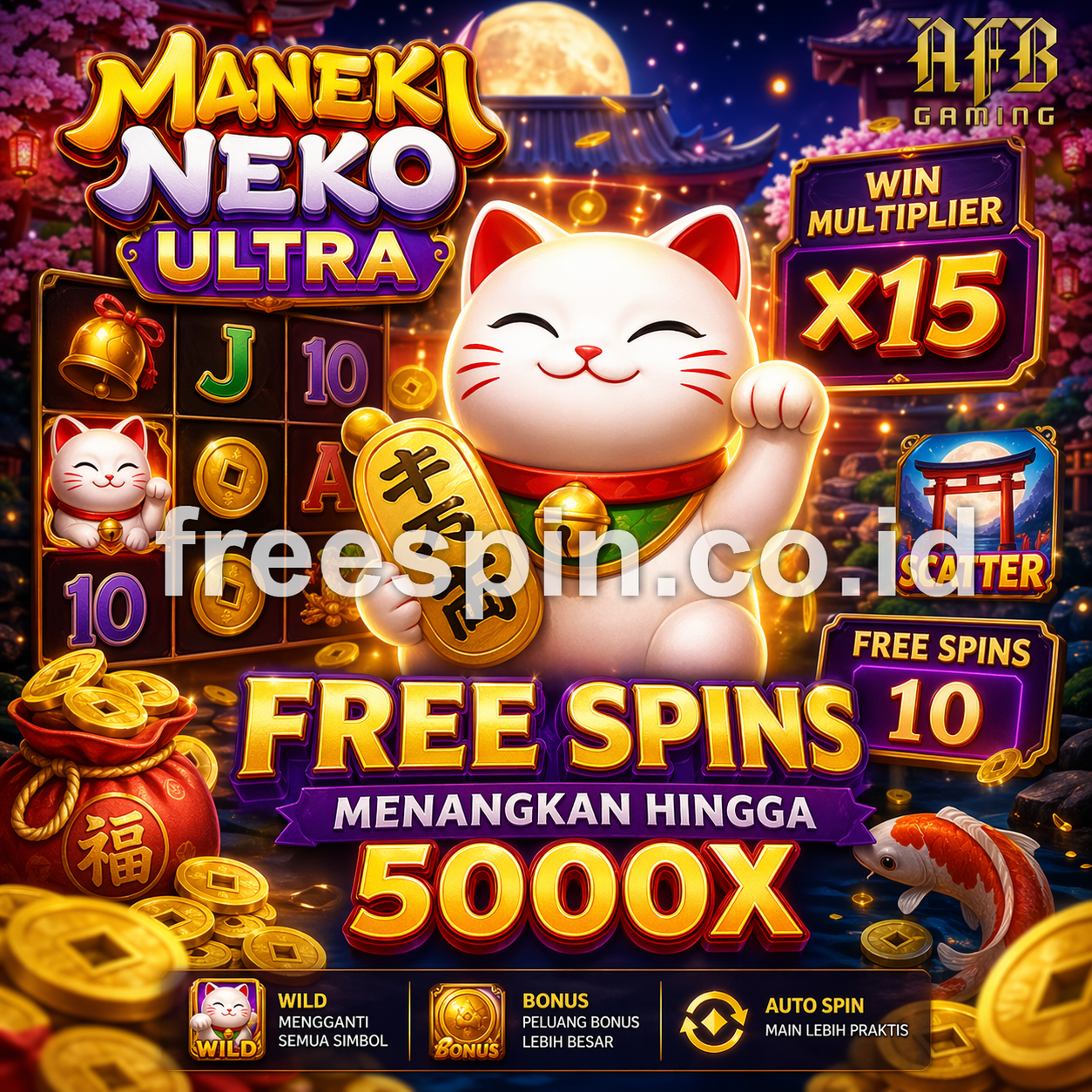 Pola Maneki Neko Ultra AFB Gaming yang Banyak Dicari