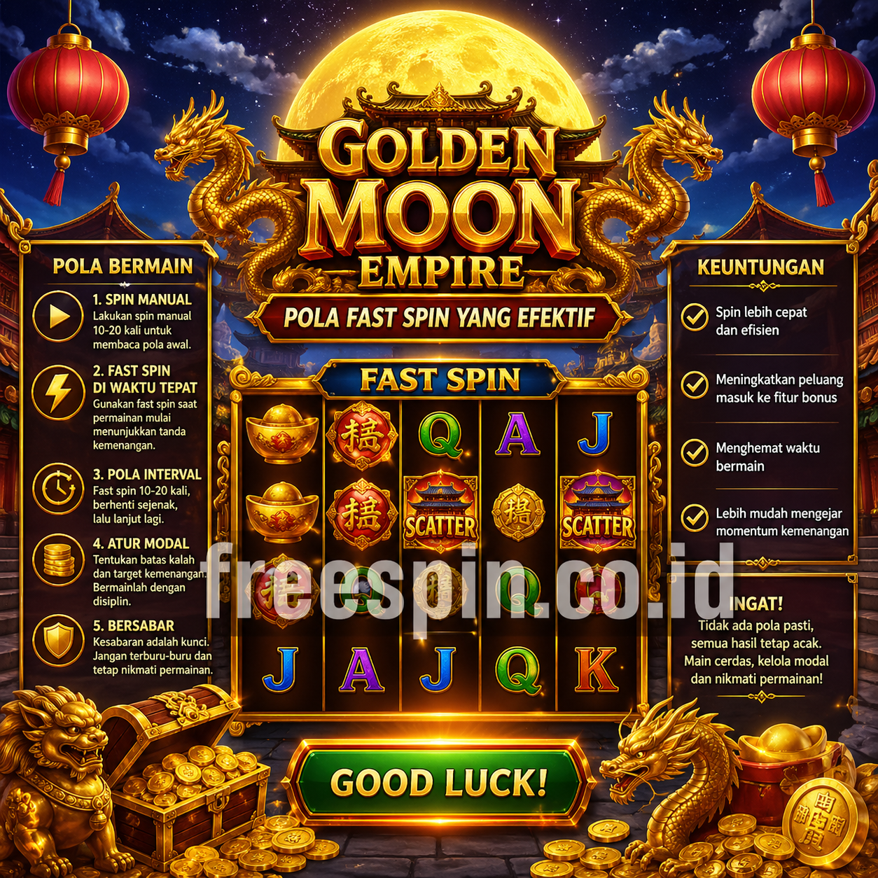 Pola Golden Moon Empire Fast Spin yang Efektif