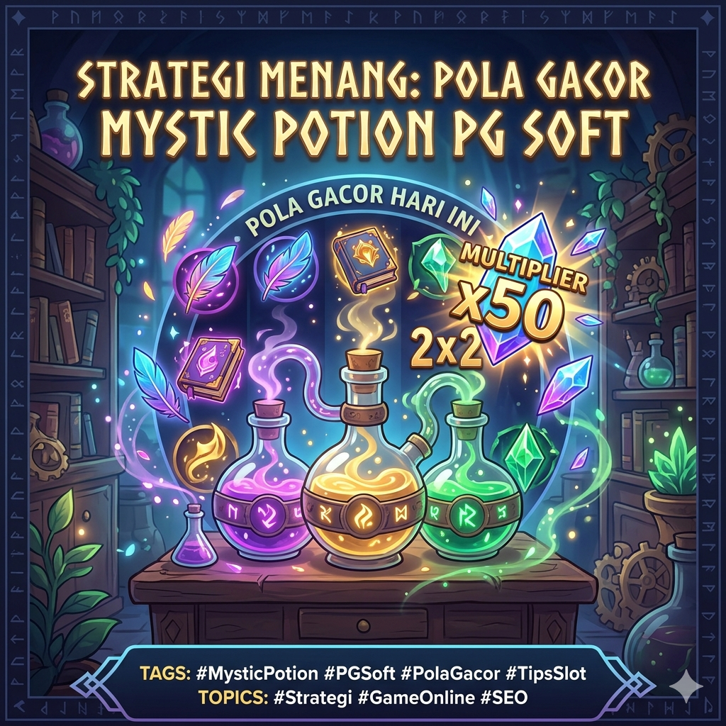 Strategi Menang: Pola Gacor Mystic Potion PG Soft Terbaru