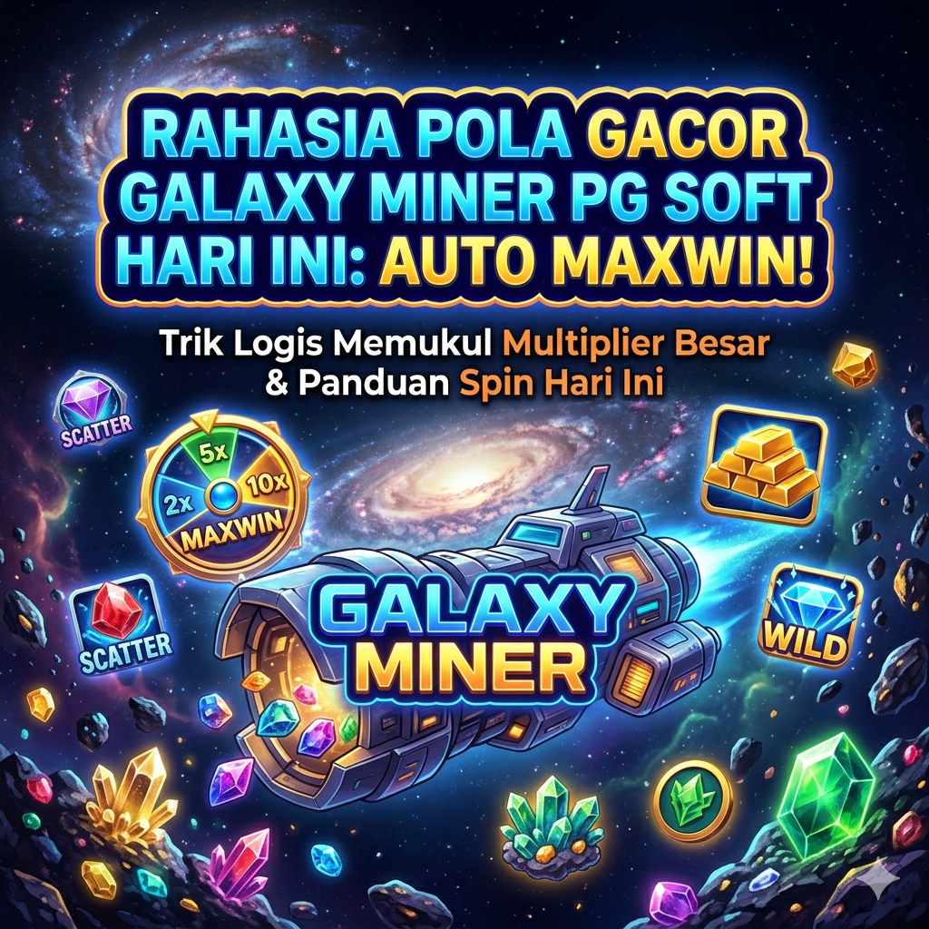 Rahasia Pola Gacor Galaxy Miner PG Soft Hari Ini: Auto Maxwin!